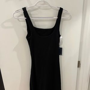 Black aritzia dress with front cut out